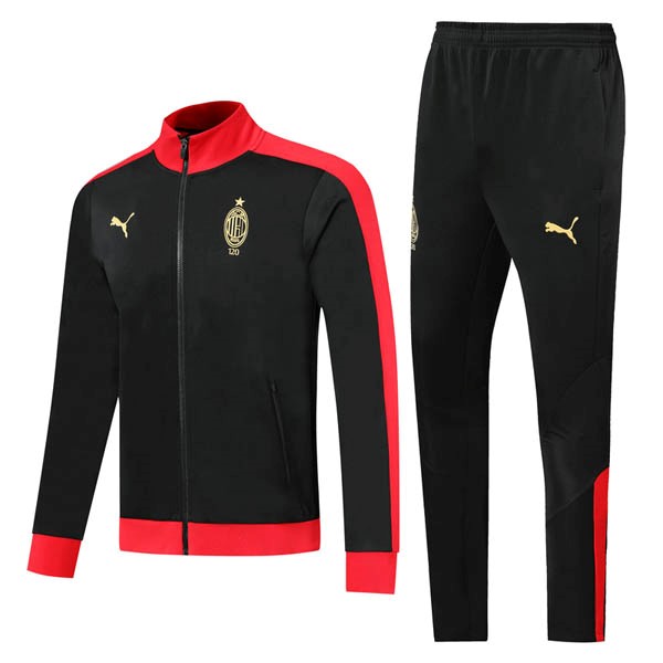 Chandal AC Milan 2019-20 Negro Rojo Amarillo